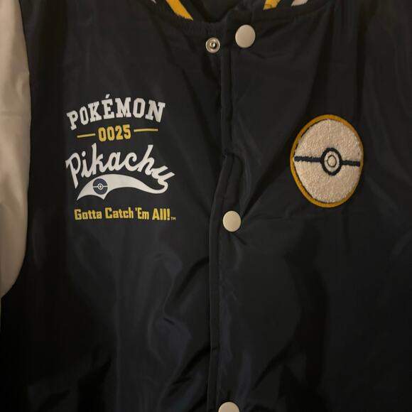 Pokémon Pikachu Varsity Jacket Boys XL - Picture 2 of 8